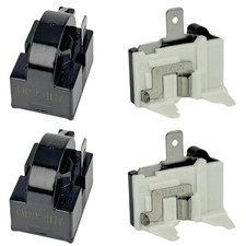 2PCS 4.7  1-Pin PTC Starter Relay Overload Kit for Mini Fridge Wine Beer Cooler