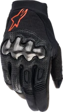 Alpinestars 3565023-1030-XXL Megawatt Gloves 2XL Black/Red Fluo