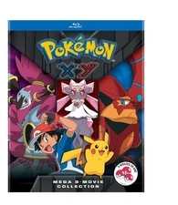 Pokémon XY Mega 3-Movie Collection Blu-ray  NEW