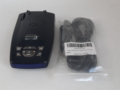 Escort Passport 9500ix Radar-Blue Light-(Faded SN Decal/With Charger)-TESTED