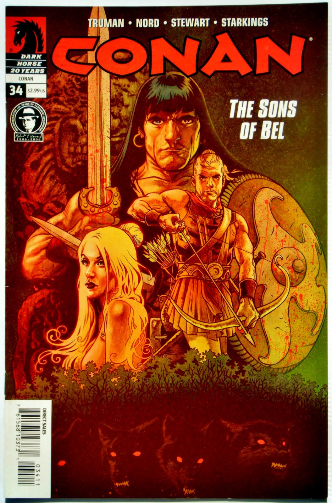 Conan #34 (Nov. 06') NM- (9.2) Truman Scripts/ Nord & Stewart Art/ Harris Cover