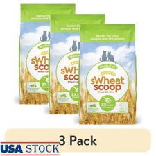 Natural Multi-Cat Clumping Wheat Litter Dust-Free Easy Cleanup Flushable 15lbs