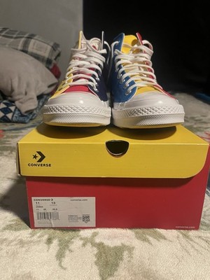 Converse Chuck 70 Hi Golf Wang Tri-panel Blue/yellow/red 169910C US 11