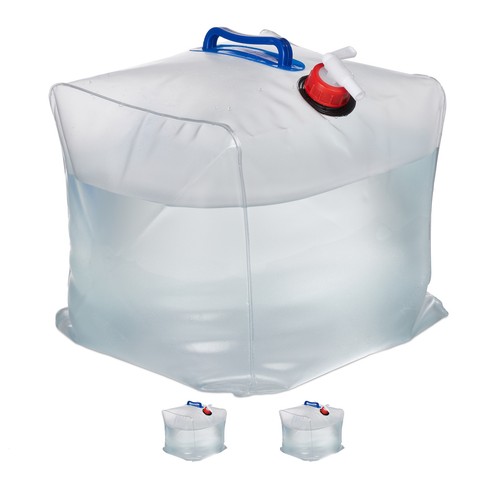 Wasserkanister faltbar, Kunststoffkanister 3er Set, Wassertank 20 l, Kanister - Bild 1 von 9