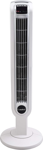Lasko Oscillating Tower Fan with Remote Control, 3 Quiet Speeds, Timer for Bedro - Picture 7 of 12