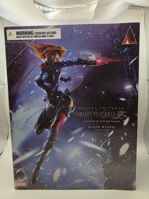 Square Enix Marvel Universe Variant Play Arts Kai Black Widow Action Figure New