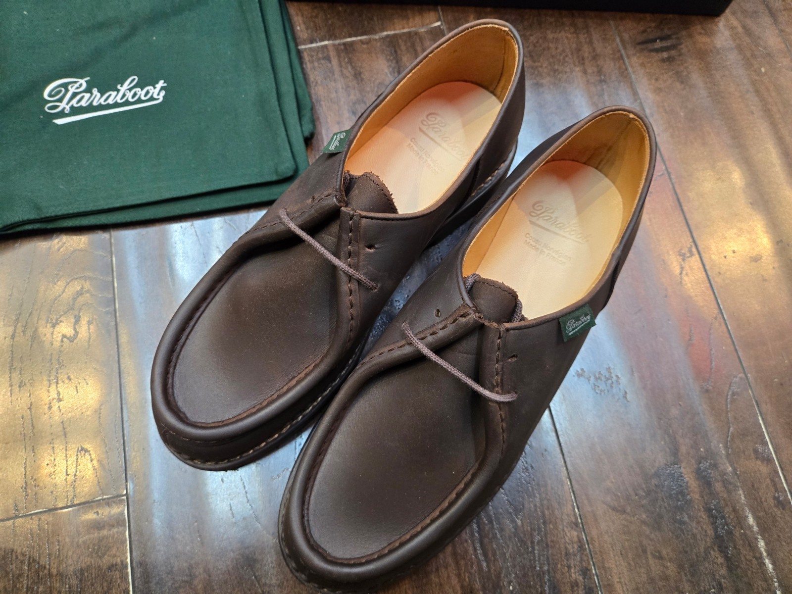 Paraboot Michael/Marche II Marron-Gringo TG New with Box