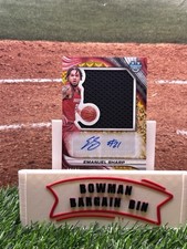 2024-25 Bowman U Best - Prospect Jumbo Relic Autographs Emanuel Gold /50 RC