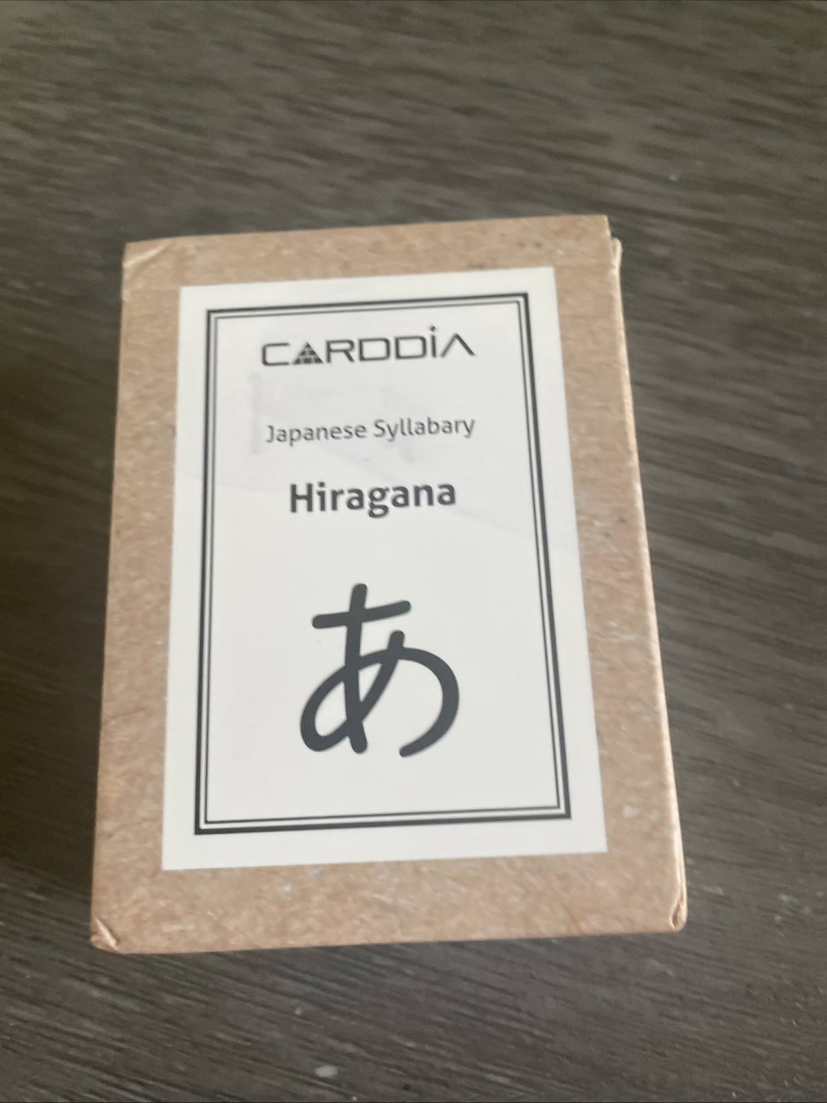 CARDDIA Japanese Syllabary Hiragana w/Stroke Order Diagrams & Examples 104 Cards
