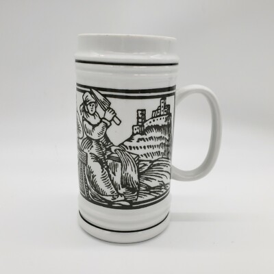ホロハーザ（Hollóháza） Hollohaza HUNGARY Porcelain 1831 29 Beer Stein | eBay