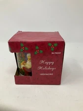 14 oz Happy Holidays Santa Mug - New Hot Cocoa Cup by Momentum Gifts