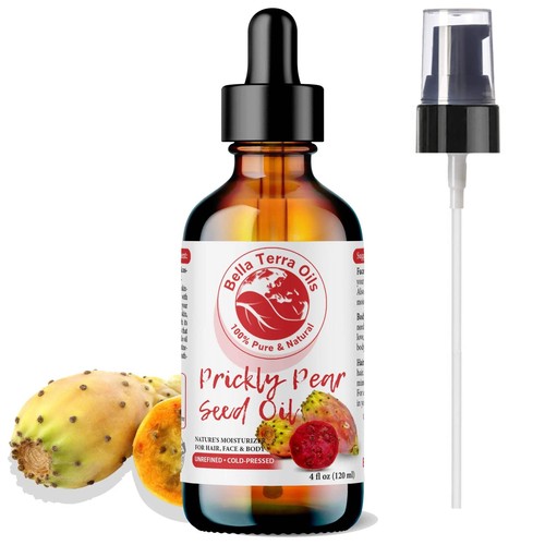 Organic Cold-Pressed Prickly Pear Oil 100% Pure Skin Care Anti-Aging Face - Picture 9 of 13