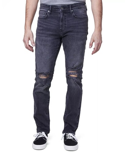 Lazer Herren Slim-Fit Stretch Destroyed Jeans ML83595 - Winsor - 36x30 - Bild 1 von 8