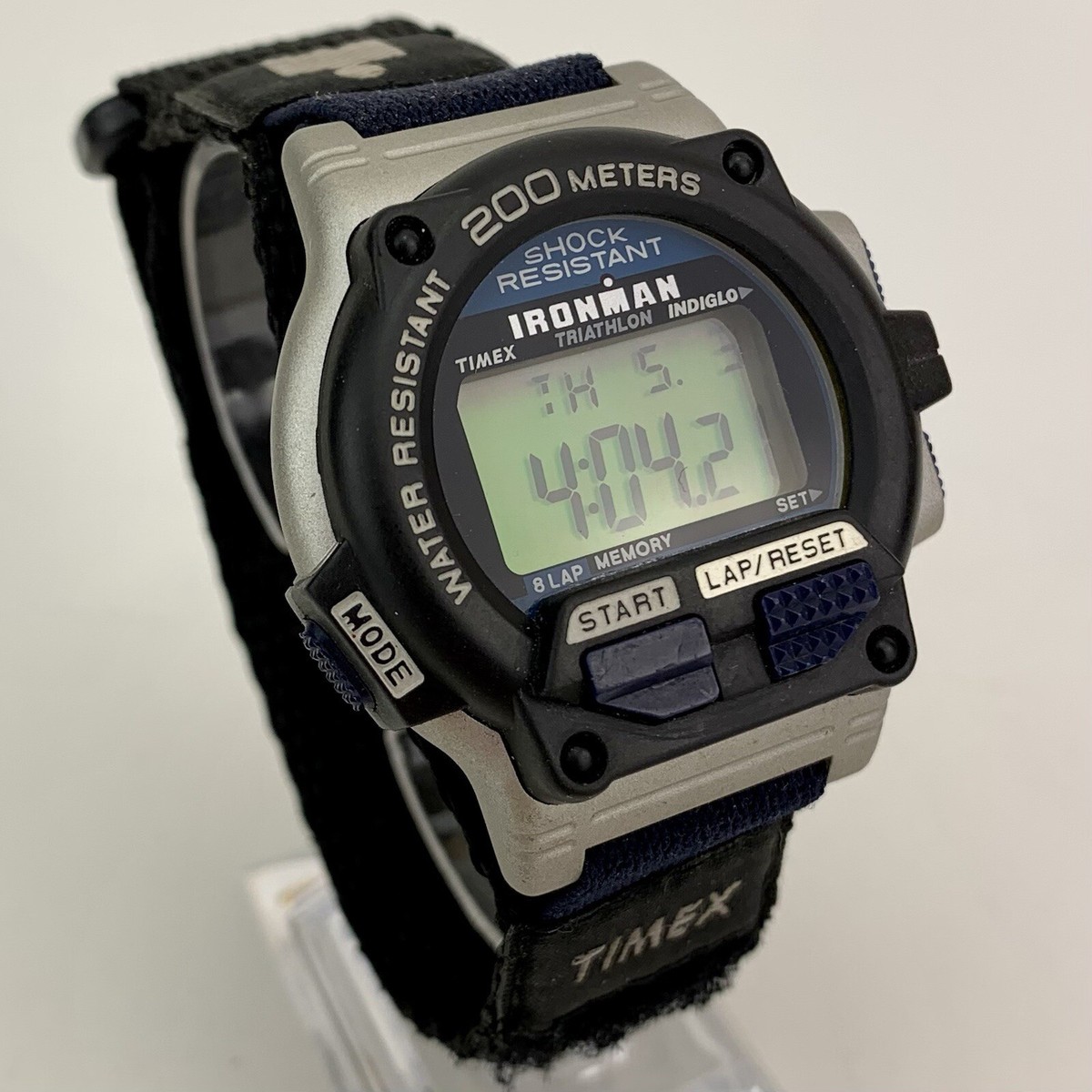 TIMEX IRONMAN TRIATHLON デジタル腕時計 Timex Ironman Triathlon Shock, Digital Chronograph, Men's