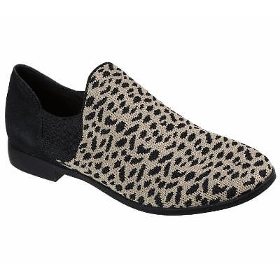 Skechers Cleo Prep - Chic Cheetah Tan/Black - Size 8.5