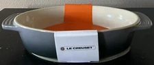 Le Creuset Stoneware Oval Dish, 1-3/4-Quart, Oyster