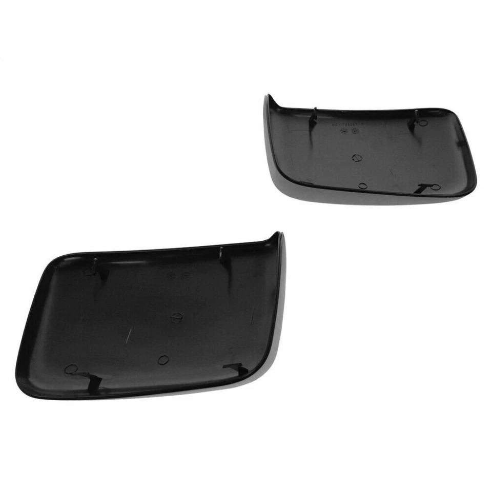 Juego de pares de cubiertas de tapa de espejo negro texturizado remolque izquierda y derecha para Nissan Titan Foto 3 de 4