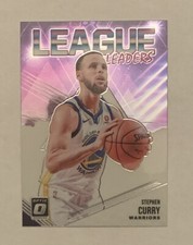 Stephen Curry 2018-19 PANINI DONRUSS OPTIC PURPLE League Leaders #8 Warriors