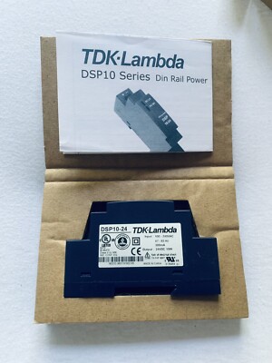 NEW! TDK-Lambda ~ DSP10-24 ~ PLC AC/DC DIN Rail Power Supply
