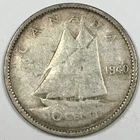 1940 Canada 10 Cents - George VI - Very Fine (VF) KM#34 - 80% Silver - 5730-AH