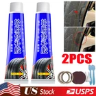 Tire Patch Plug Sidewall Repair Glue For Side Bonding Or Tire Leakage 50ml USA