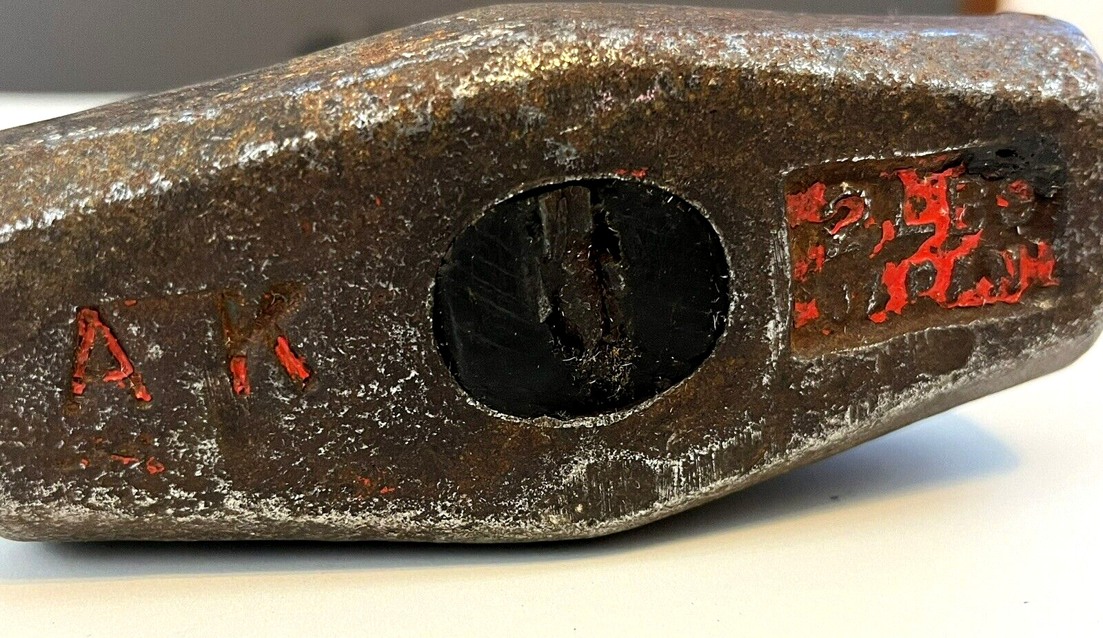 Vintage~AK~Made In Japan~2 lb. Double Face Sledge Hammer~Wood Handle~Collectible