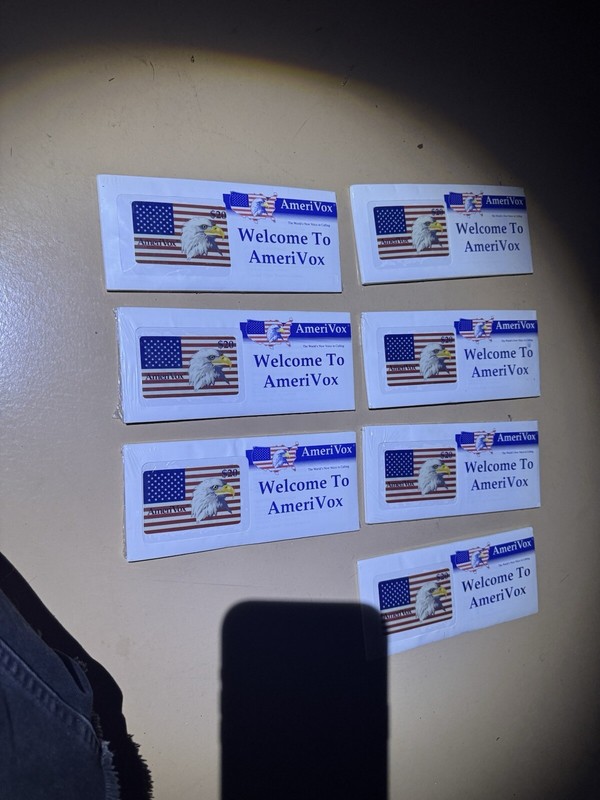 Amerivox phone cards, never used, collectors item, 7 Cards