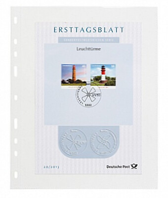 Leuchtturm Kunststoffhüllen OPTIMA EASY 1er 245 x 180 mm 50er-Pack SH252-1C