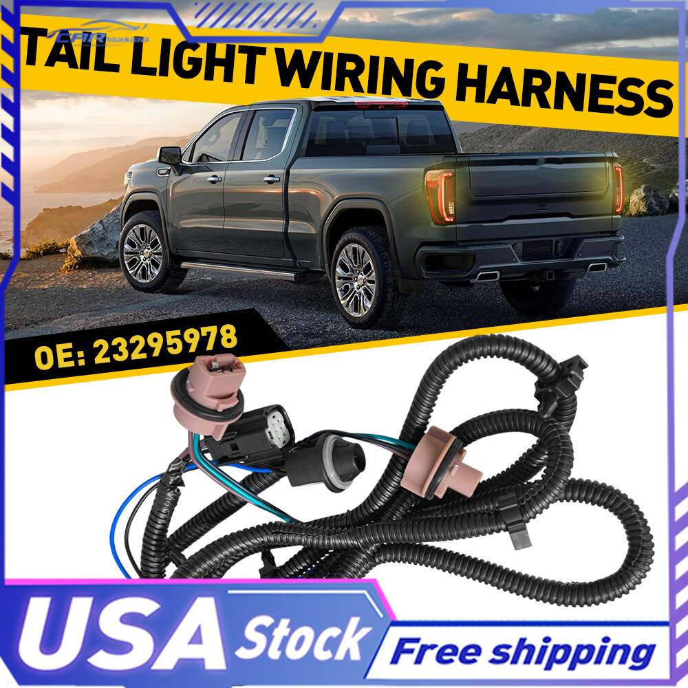 2016-19 Chevy Silverado GMC Sierra 1500 Driver Side Tail Light Wiring Harness