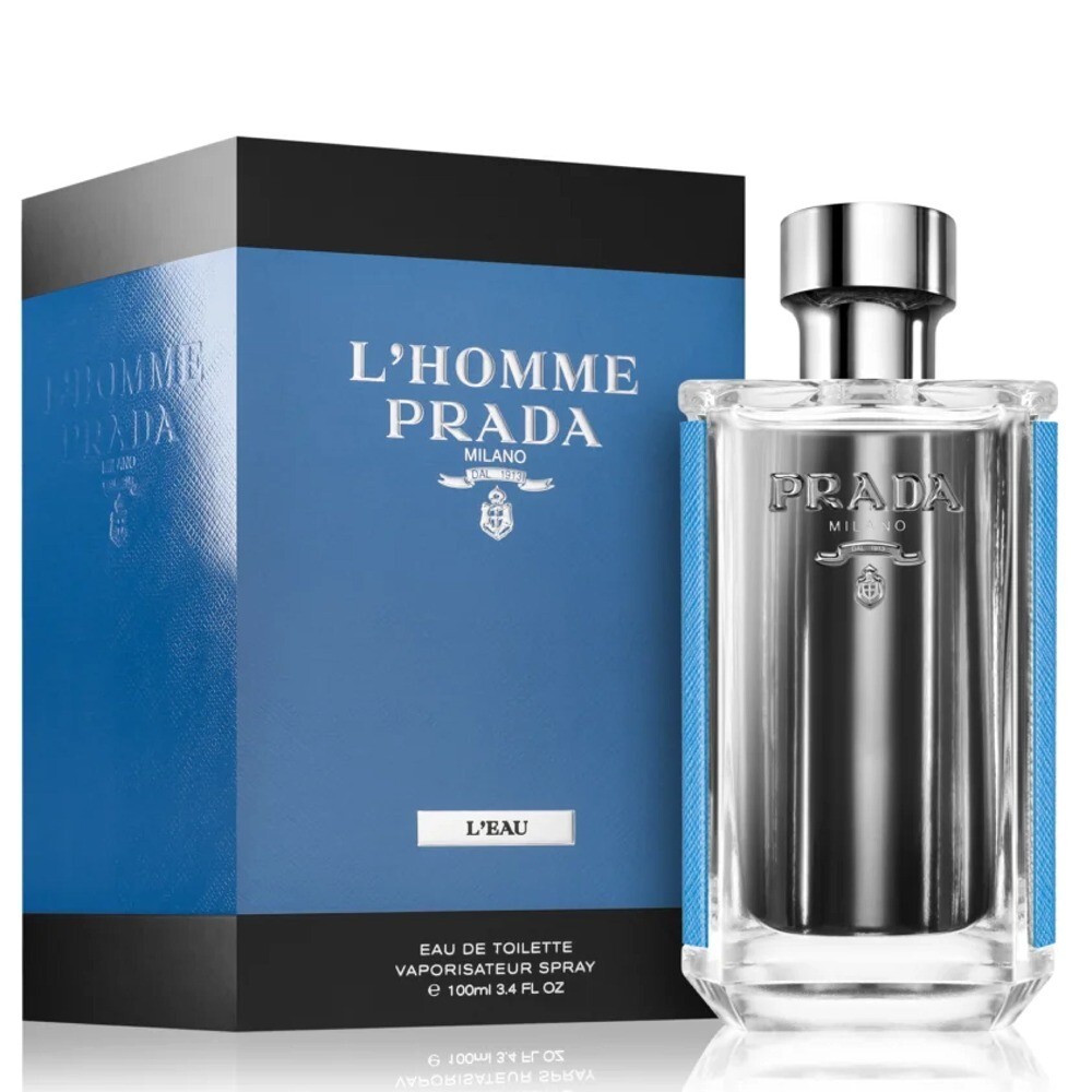 Prada L'HOMME L'EAU 100ml Eau De Toilette EDT Spray NEW - SEE DETAILS