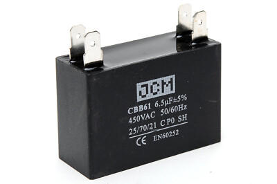 Condensatore Climatizzatore Mini Split Condensatore Di Ricambio Per Climatizzatori Split HVAC - 2.5 UF 450V, 4 Terminali, 50/60Hz Alimentatore 5 V 10 A