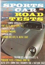 Sports Car Road Tests 10 Falcon GT Holden GTS/4 Valiant Charger XL Jaguar E Type