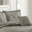 Home Soft Things Serenta Damask 4 Piece Bedspread Set, King, Ash Gray  eBay