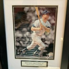 Collectable Baseball Books and Framed Print