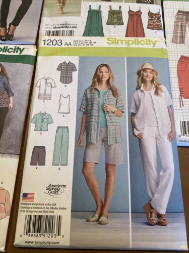 Lot of 5 Simplicity Patterns Uncut Women’s Clothing Sizes 12-22 In K Designs - Picture 3 of 6