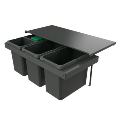 Cox Stand-UP  350 S/900-4, Abfallsammler für vorhandene Auszüge, mit Biodeckel, 