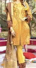 Arabian Lawn Embroidery Kameez Shalwar Banarsi Dupatta Bust 43 Large Pakistani