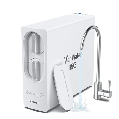 VonWater 600GPD 7 Stage RO Reverse Osmosis Tankless Water Filter System Purifier
