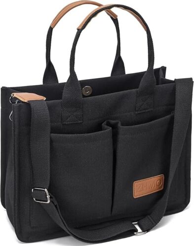 Large Canvas Tote Bag for Women | Versatile Work, Travel & Gym Messenger Bag
