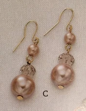 Premier Designs Jewelry PRETTY IN PEARLS Pierced Earrings New