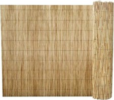 2m x 3m Reed Bamboo Fencing Privacy Screening Roll Wide Split Natural Garden New