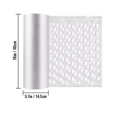 4 Pack Air Pillow Film Cushion - 984' x 16" Small Bubble Packaging Roll - Image 2 of 4