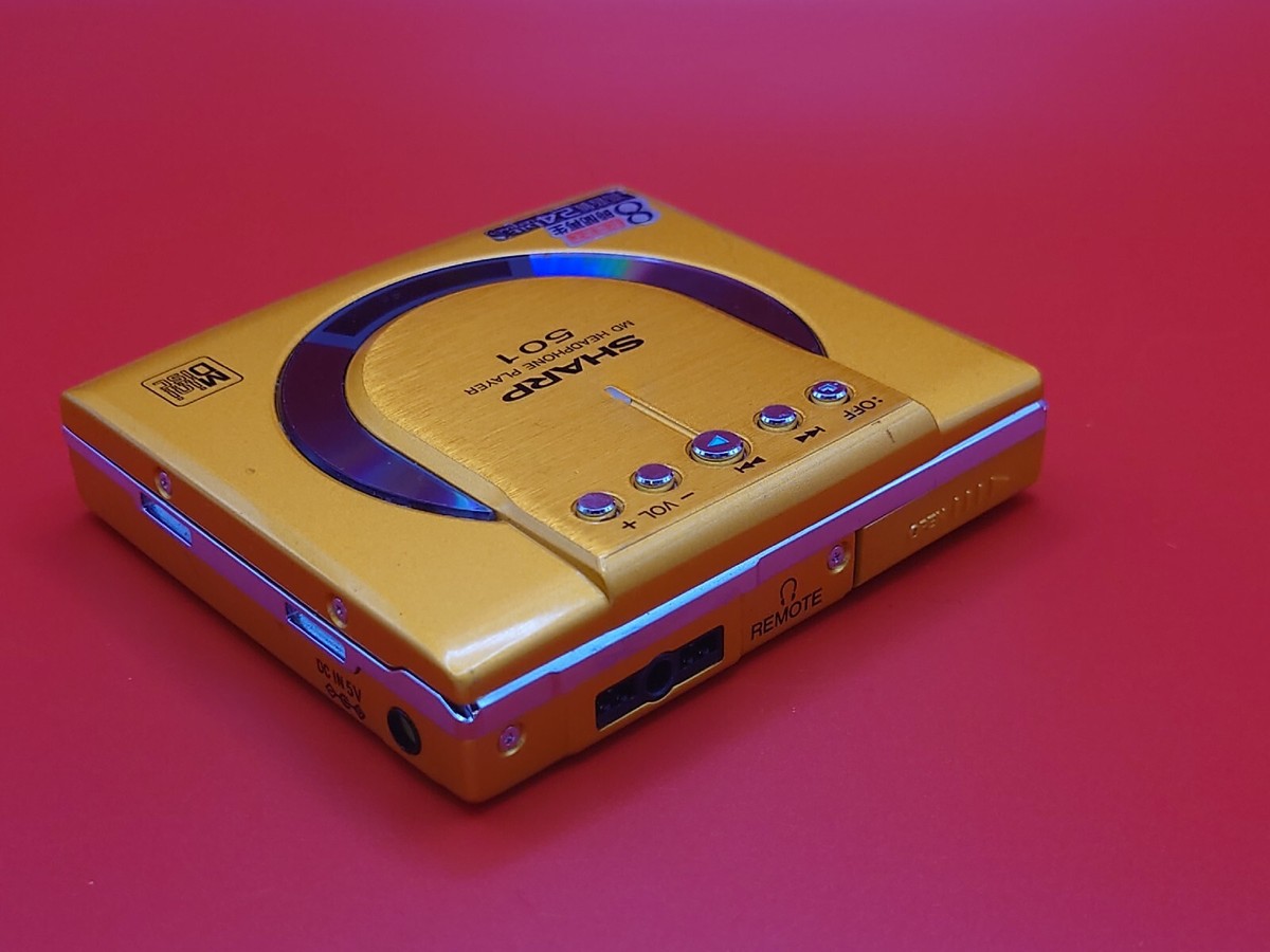 GOLD Sharp MD ST 501 MD portable Confirmed Operation | eBay