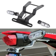 Rear Short Fender Tail Tidy LED Turn Signal For HONDA CRF450L CRF450RL 2019-2024