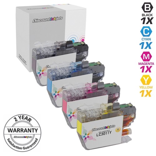 4PK LC3011 LC-3011 BLACK COLOR Ink for 