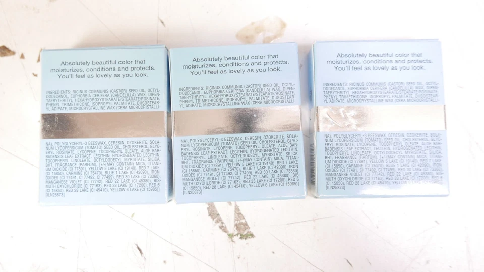 Lote de 3 paletas de labios American Beauty Luxury para labios violeta dorado/baya de Napa Foto 2 de 4