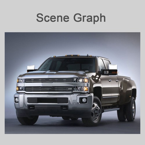 Towing Mirrors for 14-18 Silverado Sierra 1500 2500 3500 HD Power Heated Chrome - 第 10/12 張圖片
