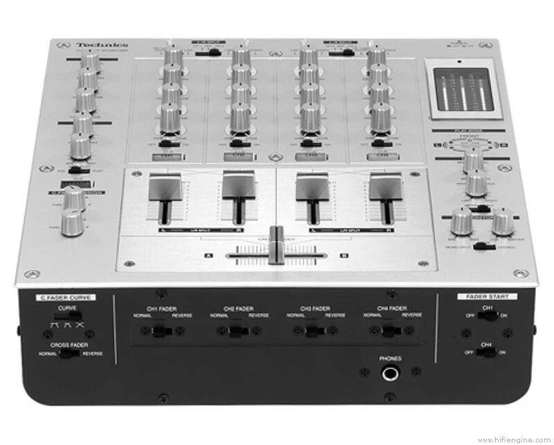 Technics Professional DJ Mixer 4ch MODEL MH-MZ1200-S GOOD CONDITION from JAPAN - Image 3 of 4