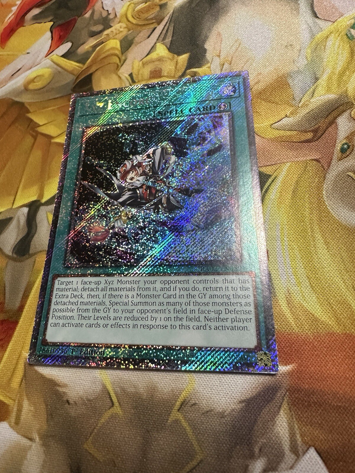 Yu-GI-Oh XYZ Encore Platinum Secret Rare RA02 EN059 Rarity Collection 2!