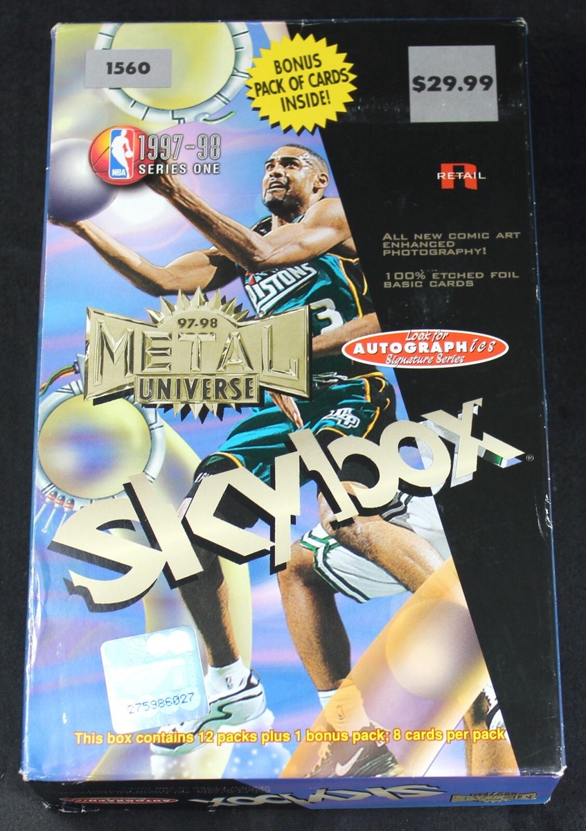 1997-98 Skybox Metal Universe EMPTY Retail Box - Basketball | eBay